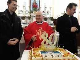 Montaperto festeggia gli ottant'anni di padre Lillo Sardella