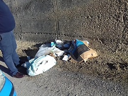 Cianciana, identificato l'autore che ha gettato dei rifiuti vicino al centro città