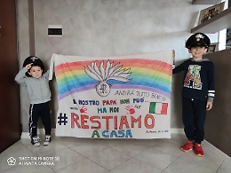 Coronavirus: il messaggio di speranza dei figli del carabiniere della compagnia di Giarre