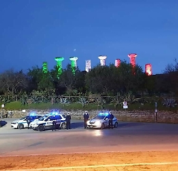 Coronavirus, il tempio di Ercole s'illumina di tricolore