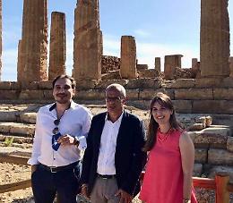 Il futuro del Parco Archeologico di Agrigento, Samona' visita la Valle