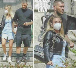 Diletta Leotta, mini abito in jeans la "arrotonda" e il gossip impazza