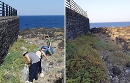 Associazione ripulisce il lungomare di Catania: raccolti 31 sacchi di rifiuti