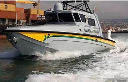 Per la Guardia di Finanza di Catania la nuova motovedetta V.818