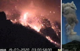 Stromboli: dopo l'alba di paura sull'isola rientra l'allarme