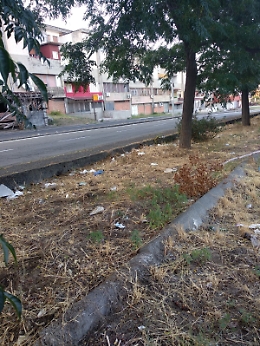 Catania:  strada mai ripulita