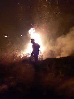 Incendi sui monti di Monreale: roghi non ancora spenti