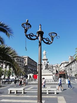 Ex lampioni, Piazza Stesicoro, Catania.