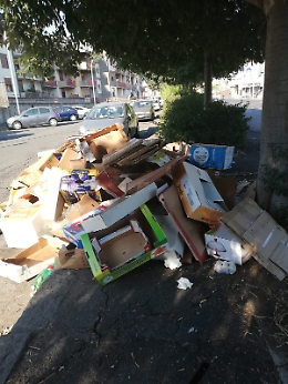 Catania, via Teseo: una discarica per tutti