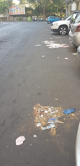 Catania: la nettezza urbana si è dimenticata di via  Lavaggi