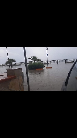 Ribera, violento temporale trasforma le strade in fiumi