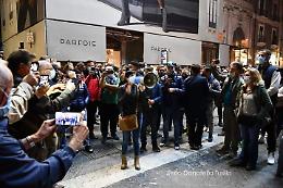Catania: le foto del corteo di ieri sera in via Etnea