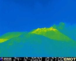L'Etna non si placa: esplosioni dal cratere di Sud-Est e sbuffi di cenere