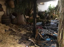 Lipari, Presepe artistico danneggiato da incendio: indagini sulle cause