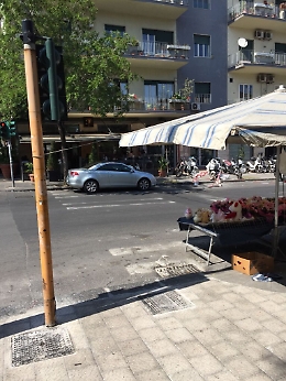 Catania, marciapiedi rifatti al viale Rapisardi: dimenticati i percorsi per disabili e non vedenti