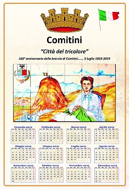 Comitini, primo calendario con la dicitura città