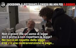 Le Iene beccano il giudice etneo Nunzio Sarpietro al ristorante in zona arancione: «Ha violato la legge!»
