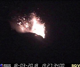 Il risveglio dello Stromboli, esplosione nella zona sommitale