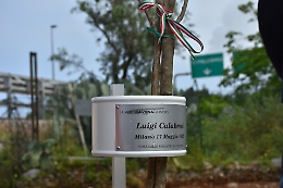 Nel giardino della memoria di Capaci un albero per il commissario Calabresi