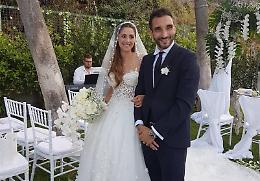 A Taormina le nozze del centrocampista del Catania Ciccio Lodi