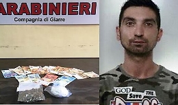 Giarre, marijuana e cocaina nascosti nelle scarpe: arrestato per spaccio