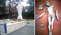 Tremestieri, fa a pezzi il Cristo in croce: denunciato un disoccupato