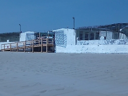 Catania, Plaja: ecomostro in spiaggia