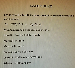 Aragona, novità per la differenziata