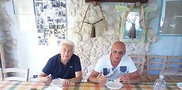 Michele Guardì in visita alla futura casa museale "Com'era 'na vota"