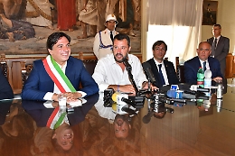 Salvini a Catania si prepara alle elezioni: «Presto vedrò gli alleati di centrodestra»