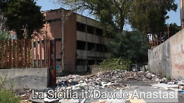 Catania, quel che resta dell'ex scuola "Brancati"