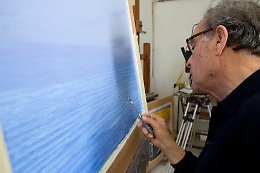 Scicli celebra Piero Guccione
il pittore della luce e dell'azzurro