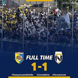 Calcio serie D: il Licata bloccato al Liotta protesta contro l'arbitro