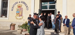 Omaggio del Comandante provinciale dei Carabinieri alla Questura di Agrigento