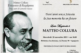 Mercoledì alla Lucchesiana la Lectio Magistralis di Matteo Collura su Leonardo Sciascia