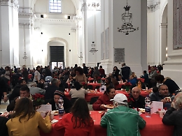 Comunità di Sant'Egidio, il pranzo di Natale per i poveri è plastic free