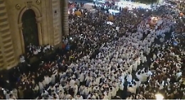 Catania, Sant'Agata di corsa lungo la suggestiva salita dei Cappuccini