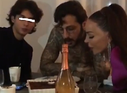 Fabrizio Corona, compleanno con Carlos, Nina Moric e non solo...