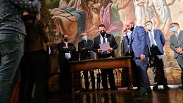 Agrigento, il neosindaco, Franco Micciché, presenta la sua giunta