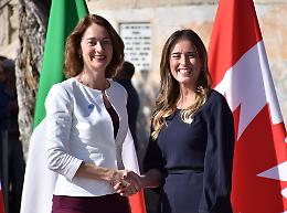 G7 delle donne a Taormina, Maria Elena Boschi padrona di casa: le foto