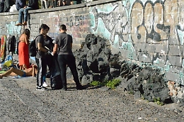 I ragazzi della scuola Archè al lavoro a San Giovanni Li Cuti