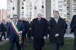 Mattarella a Librino inaugura rotonda intitolata a Ciampi. L'elogio ai "Briganti"