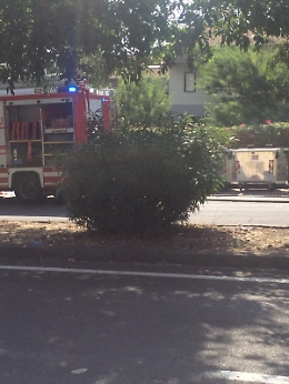 Catania: intervento dei pompieri al viale Lainò