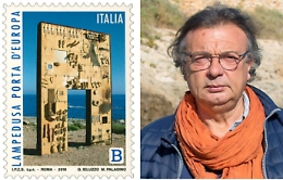 Lampedusa ha il suo francobollo con la Porta d'Europa
