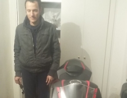 Simone Cardillo, il prof ipovedente che su un'Honda Cbr sfida la disabilità a130 km/h