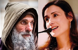 Palermo, Claudia Koll prega con Biagio Conte a sostengo dei migranti