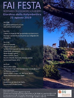Festa del Fai al Giardino della Kolymbetra