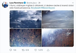 Amazzonia, le foto di Luca Parmitano dalla Stazione Spaziale