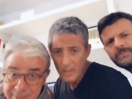 Fiorello canta su Instagram "Stayin' Alive" con dirigenti Rai e tagga lasicilia.it