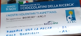 "I cioccolatini della ricerca" anche ad Agrigento